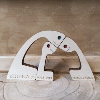 Drevená Rodinka "My" - Image 6