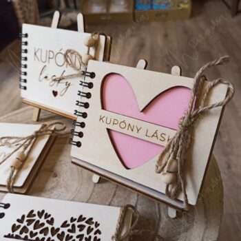 Valentínske notesíky "Kupóny lásky" - Image 3