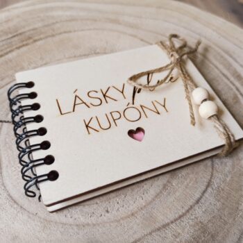 Valentínske notesíky "Kupóny lásky"