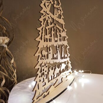 Drevený Betlehem (38cm) - Image 4