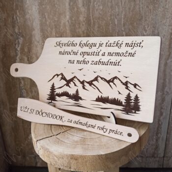 Darček pre muža - kolegu "Doska na krájanie s vareškou" - Image 3