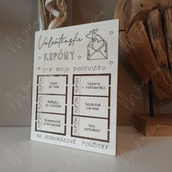 Valentínske kupóny LÁSKY
