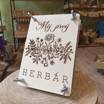 Drevený herbár "LIS" na výrobu zbierky kvetín