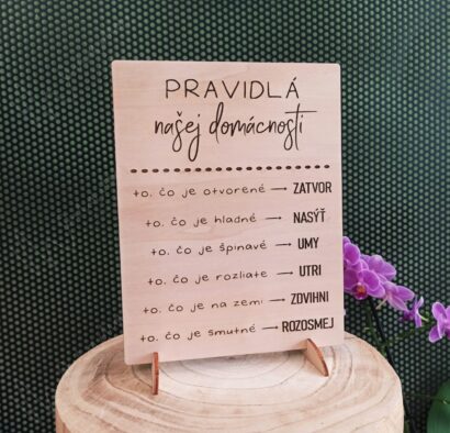 Pravidlá našej domácnosti